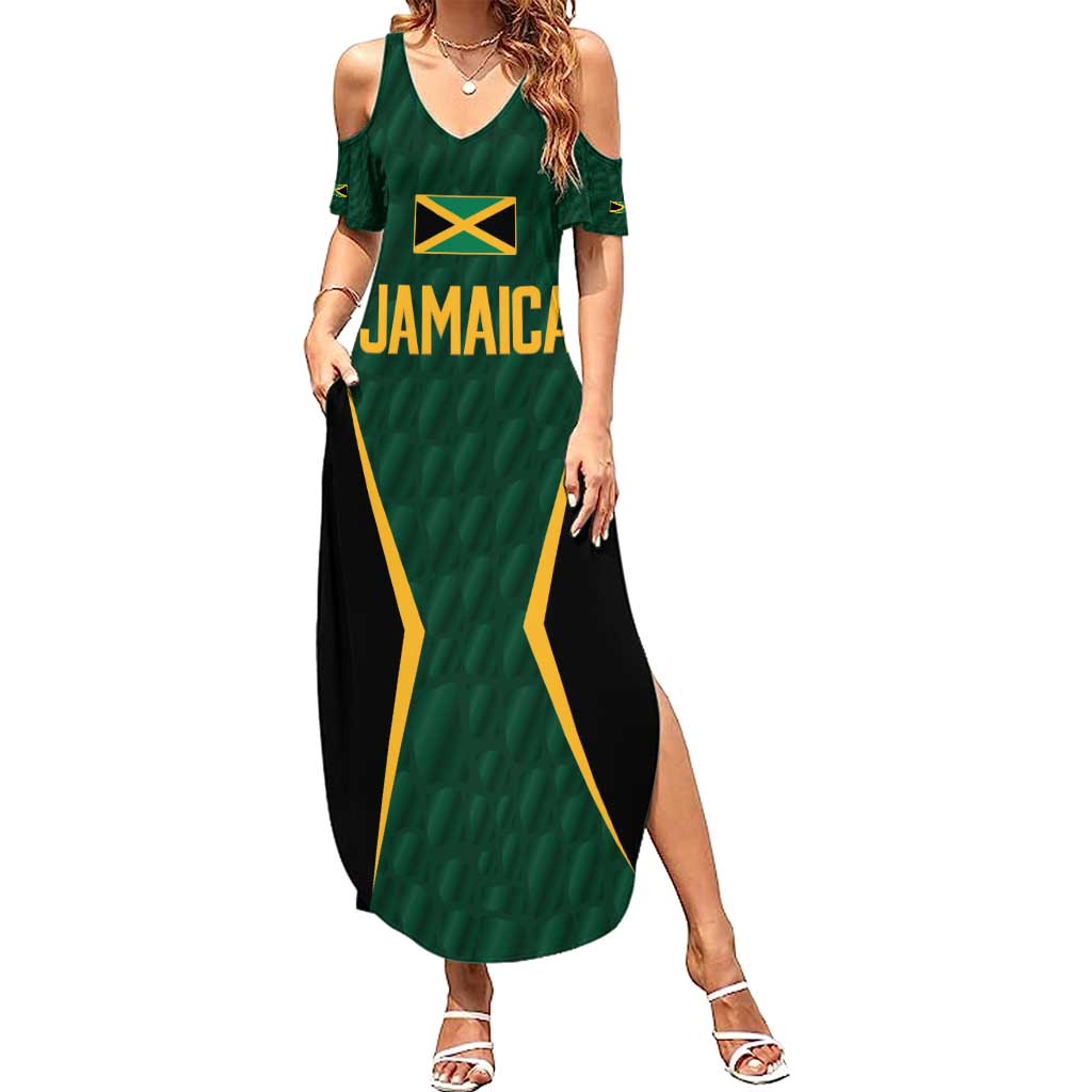 Custom Jamaican Cricket Jersey Special Edition 2024 Summer Maxi Dress - Wonder Print Shop