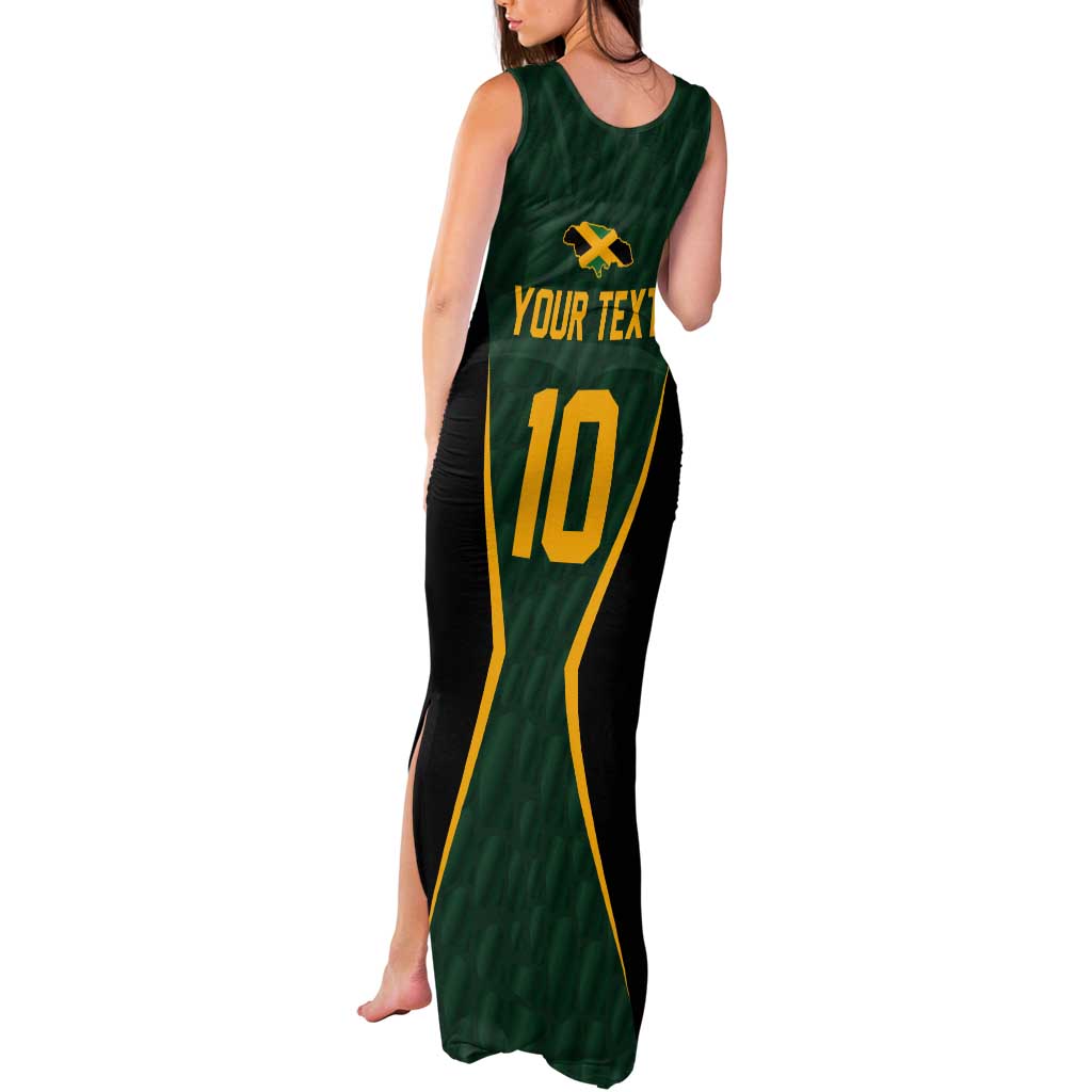 Custom Jamaican Cricket Jersey Special Edition 2024 Tank Maxi Dress - Wonder Print Shop