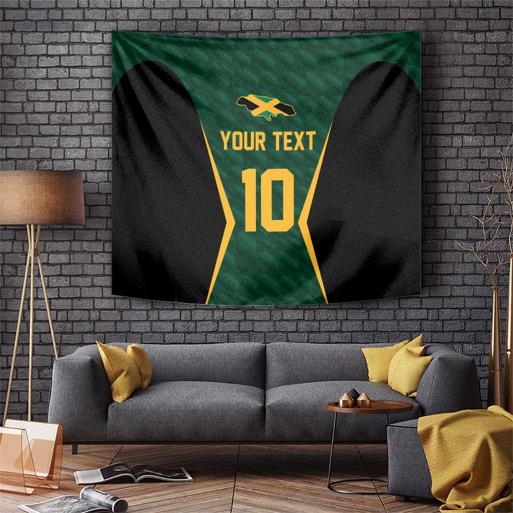Custom Jamaican Cricket Jersey Special Edition 2024 Tapestry - Wonder Print Shop