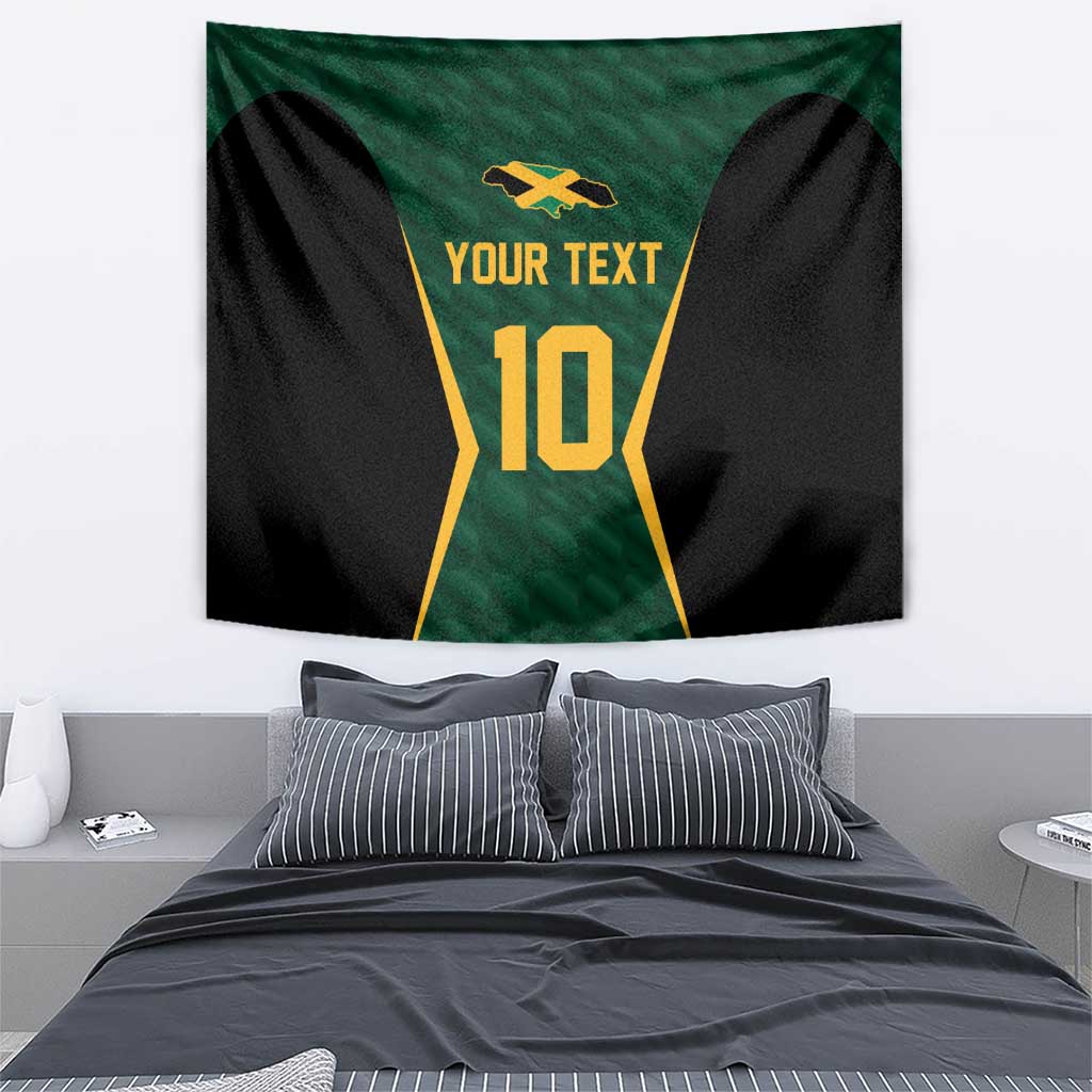 Custom Jamaican Cricket Jersey Special Edition 2024 Tapestry - Wonder Print Shop