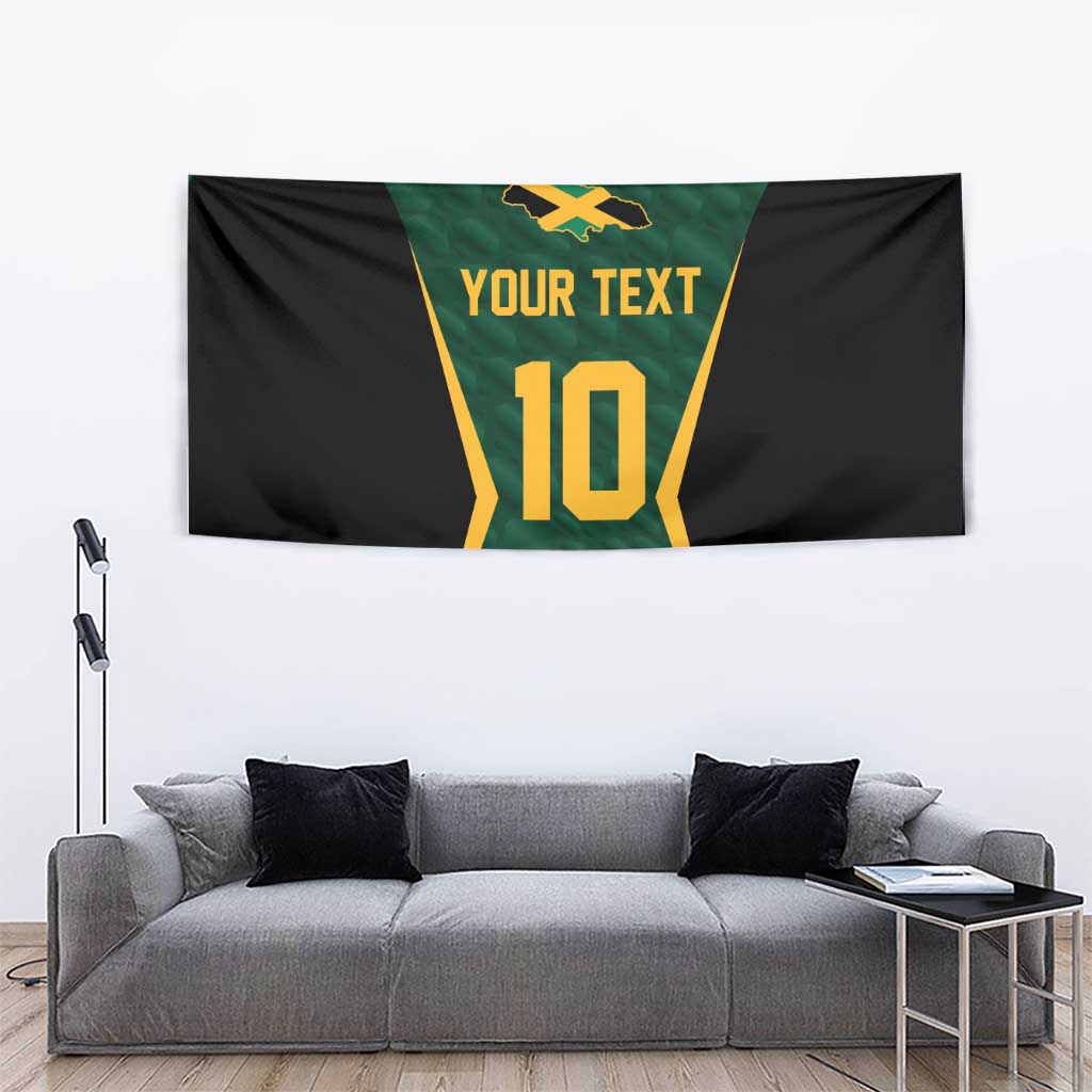 Custom Jamaican Cricket Jersey Special Edition 2024 Tapestry - Wonder Print Shop
