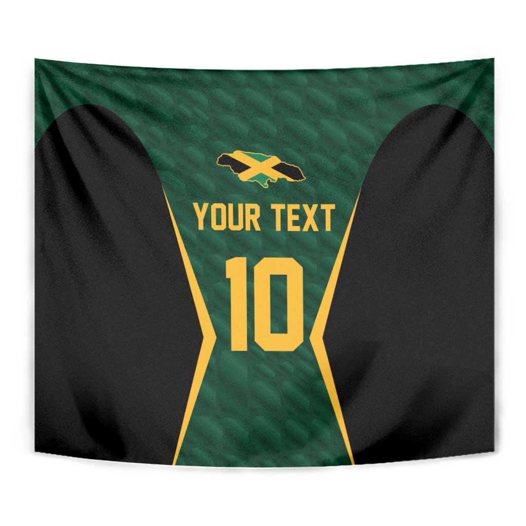 Custom Jamaican Cricket Jersey Special Edition 2024 Tapestry - Wonder Print Shop