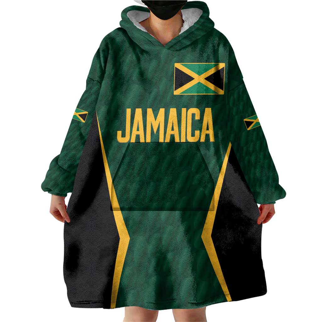 Custom Jamaican Cricket Jersey Special Edition 2024 Wearable Blanket Hoodie - Wonder Print Shop