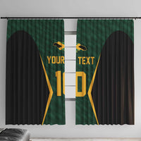 Custom Jamaican Cricket Jersey Special Edition 2024 Window Curtain - Wonder Print Shop