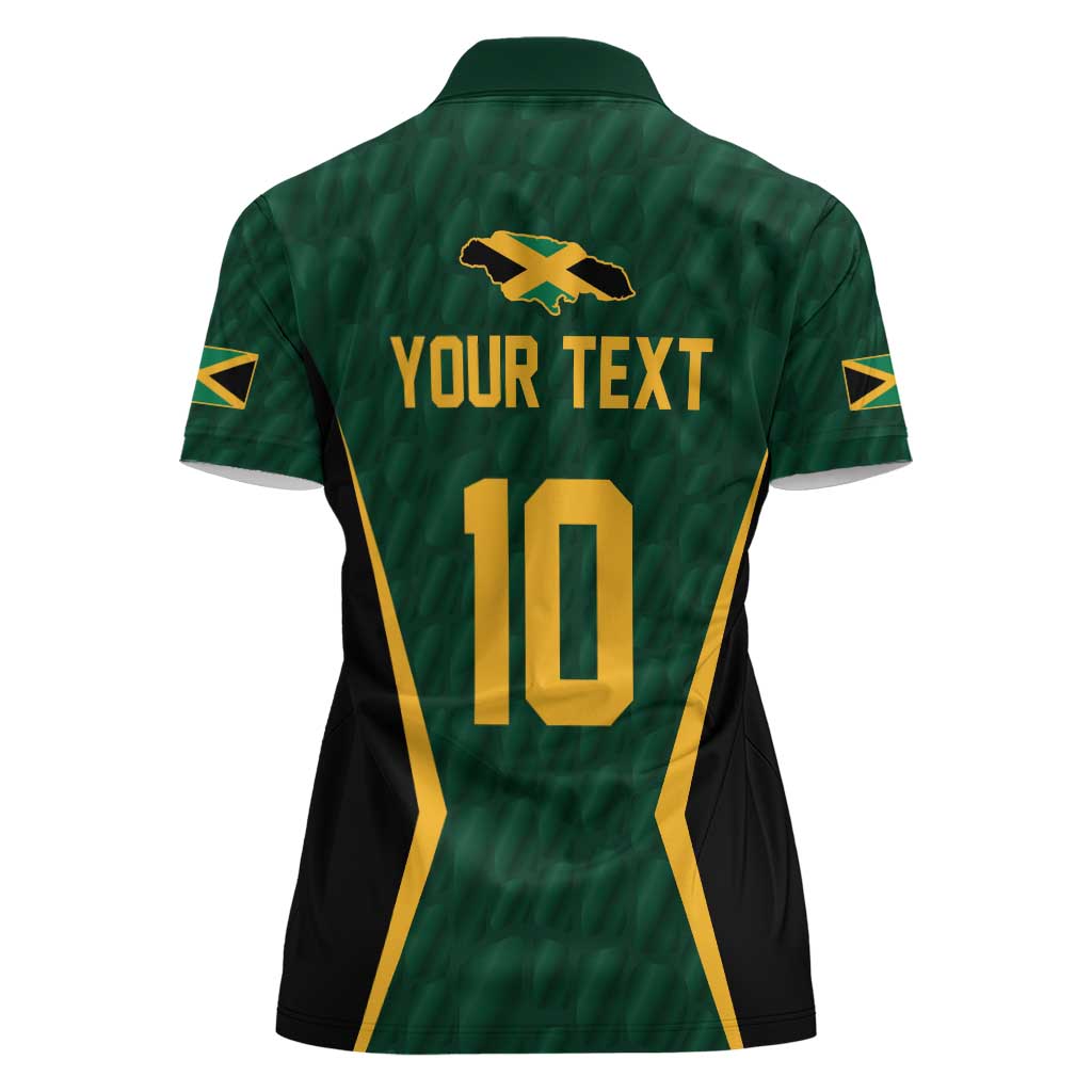 Custom Jamaican Cricket Jersey Special Edition 2024 Women Polo Shirt - Wonder Print Shop