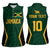 Custom Jamaican Cricket Jersey Special Edition 2024 Women Sleeveless Polo Shirt - Wonder Print Shop