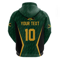 Custom Jamaican Cricket Jersey Special Edition 2024 Zip Hoodie - Wonder Print Shop