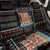 Vikings Christmas Back Car Seat Cover Santa Warrior on The Viking Ship with Xmas and Snowflake Pattern - Wonder Print Shop