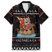 Vikings Christmas Family Matching Puletasi and Hawaiian Shirt Santa Warrior on The Viking Ship with Xmas and Snowflake Pattern - Wonder Print Shop