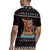 Vikings Christmas Rugby Jersey Santa Warrior on The Viking Ship with Xmas and Snowflake Pattern - Wonder Print Shop
