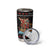 Vikings Christmas Tumbler Cup Santa Warrior on The Viking Ship with Xmas and Snowflake Pattern - Wonder Print Shop