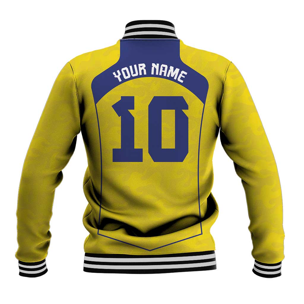 Custom Brazil Mashup Japan Football Cultural Baseball Jacket - Wonder Print Shop