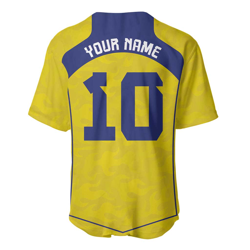 Custom Brazil Mashup Japan Football Cultural Baseball Jersey - Wonder Print Shop