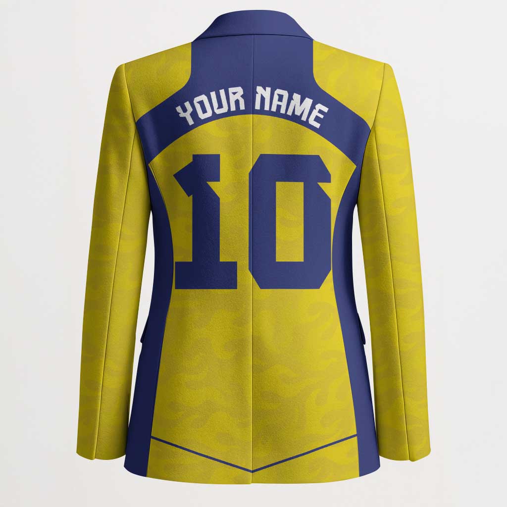 Custom Brazil Mashup Japan Football Cultural Blazer - Wonder Print Shop