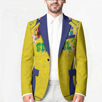 Custom Brazil Mashup Japan Football Cultural Blazer - Wonder Print Shop