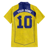 Custom Brazil Mashup Japan Football Cultural Hawaiian Shirt - Wonder Print Shop