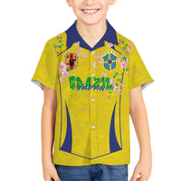 Custom Brazil Mashup Japan Football Cultural Hawaiian Shirt - Wonder Print Shop