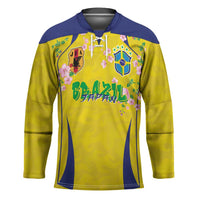 Custom Brazil Mashup Japan Football Cultural Hockey Jersey - Wonder Print Shop