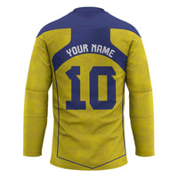 Custom Brazil Mashup Japan Football Cultural Hockey Jersey - Wonder Print Shop