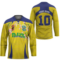 Custom Brazil Mashup Japan Football Cultural Hockey Jersey - Wonder Print Shop