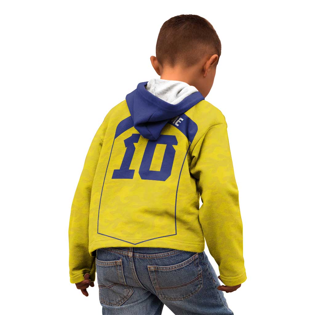 Custom Brazil Mashup Japan Football Cultural Kid Hoodie - Wonder Print Shop