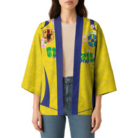 Custom Brazil Mashup Japan Football Cultural Kimono - Wonder Print Shop