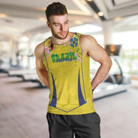 Custom Brazil Mashup Japan Football Cultural Men Tank Top - Wonder Print Shop