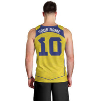 Custom Brazil Mashup Japan Football Cultural Men Tank Top - Wonder Print Shop