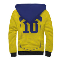 Custom Brazil Mashup Japan Football Cultural Sherpa Hoodie - Wonder Print Shop
