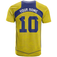 Custom Brazil Mashup Japan Football Cultural T Shirt - Wonder Print Shop