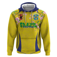 Custom Brazil Mashup Japan Football Cultural Zip Hoodie - Wonder Print Shop