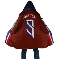 Custom Norwegian Football Cloak Norse Inspired Red Color - Wonder Print Shop