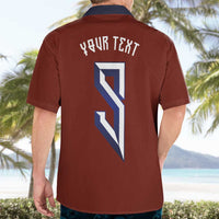 Custom Norwegian Football Hawaiian Shirt Norse Inspired Red Color - Wonder Print Shop