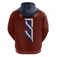 Custom Norwegian Football Hoodie Norse Inspired Red Color - Wonder Print Shop