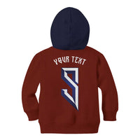 Custom Norwegian Football Kid Hoodie Norse Inspired Red Color - Wonder Print Shop