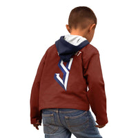 Custom Norwegian Football Kid Hoodie Norse Inspired Red Color - Wonder Print Shop