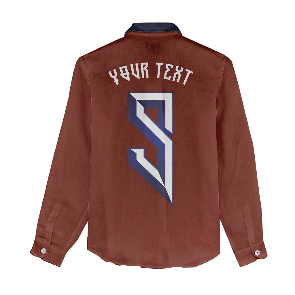Custom Norwegian Football Women Casual Shirt Norse Inspired Red Color - Wonder Print Shop