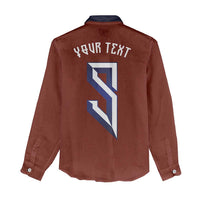 Custom Norwegian Football Women Casual Shirt Norse Inspired Red Color - Wonder Print Shop