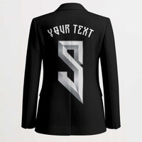 Custom Norwegian Football Blazer Norse Inspired Black Color - Wonder Print Shop