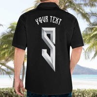 Custom Norwegian Football Hawaiian Shirt Norse Inspired Black Color - Wonder Print Shop