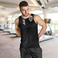 Custom Norwegian Football Men Tank Top Norse Inspired Black Color - Wonder Print Shop