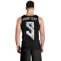 Custom Norwegian Football Men Tank Top Norse Inspired Black Color - Wonder Print Shop