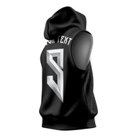 Custom Norwegian Football Sleeveless Hoodie Norse Inspired Black Color - Wonder Print Shop