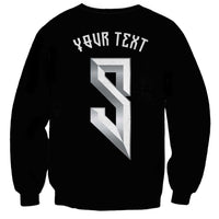 Custom Norwegian Football Sweatshirt Norse Inspired Black Color - Wonder Print Shop