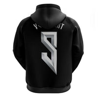 Custom Norwegian Football Zip Hoodie Norse Inspired Black Color - Wonder Print Shop