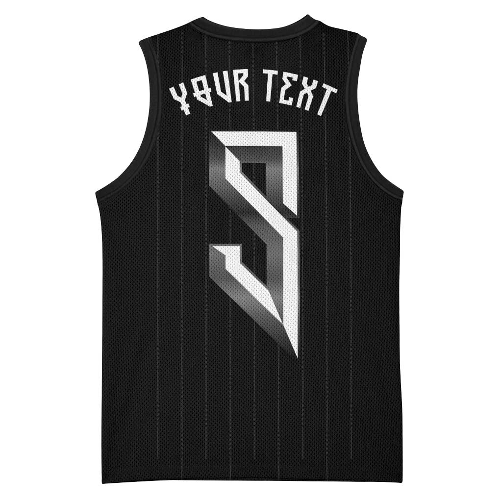 Custom Norwegian Football Basketball Jersey Runic and Nordic Motifs - Wonder Print Shop