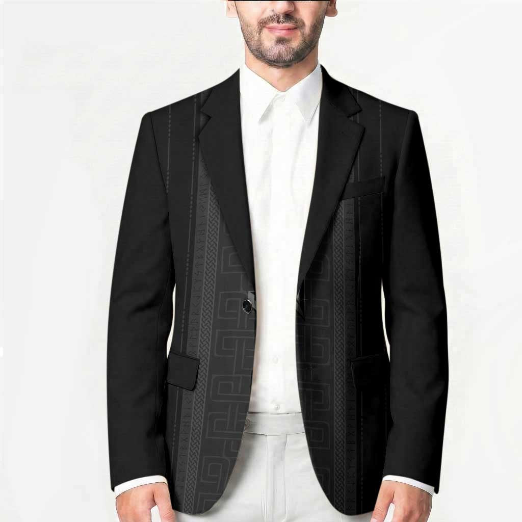 Custom Norwegian Football Blazer Runic and Nordic Motifs - Wonder Print Shop