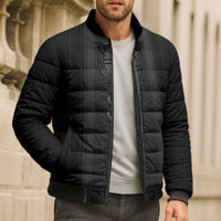 Custom Norwegian Football Bomber Puffer Jacket Runic and Nordic Motifs - Wonder Print Shop