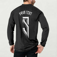 Custom Norwegian Football Button Sweatshirt Runic and Nordic Motifs - Wonder Print Shop