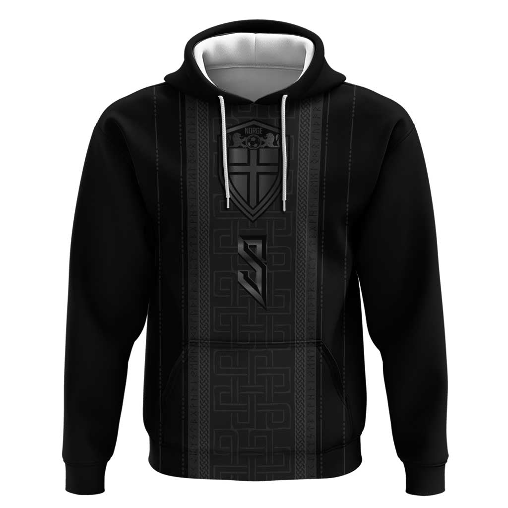 Custom Norwegian Football Hoodie Runic and Nordic Motifs - Wonder Print Shop